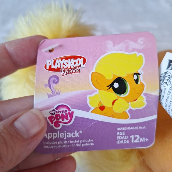 2015 Hasbro‎ Playskool Friends My Little Pony “Apple Jack” 6” Plush MLP New - Picture 6 of 8